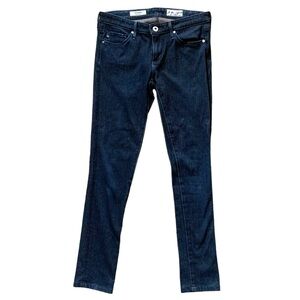 Adriano Goldschmied size 25R dark wash low rise the leggings super skinny luxe